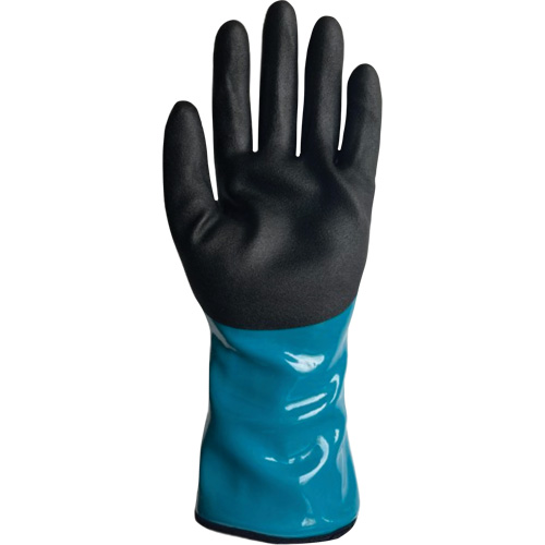 Gants alimentaires de protection contre les produits chimiques, le froid et la coupe, Taille 7, 12" lo, PVC, Doublure en Nylon Oxymax Inc