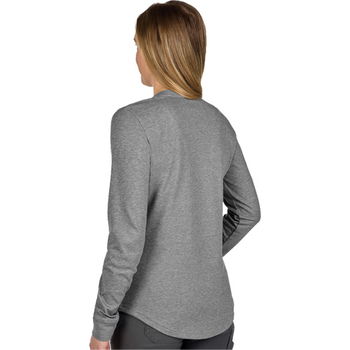 T-shirt hybride &agrave; manches longues FREEFLEX, Femmes, T-petit, Gris Oxymax Inc