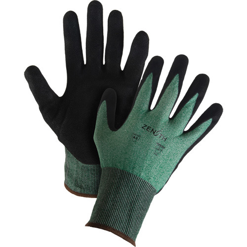 Gants l&eacute;gers et haute dext&eacute;rit&eacute; r&eacute;sistants &agrave; la coupe, Taille 8, Calibre 21, Rev&ecirc;tement Mousse de nitrile, Enveloppe en Acier inoxydable/PEHP, ASTM ANSI niveau A3 Oxymax Inc