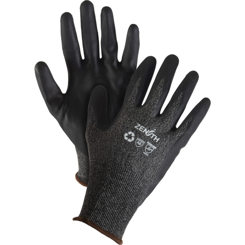 Gants &eacute;cologiques, l&eacute;gers, et r&eacute;sistants &agrave; la coupe, &agrave; haute dext&eacute;rit&eacute;, Taille 11, Calibre 21, Rev&ecirc;tement Mousse de nitrile, Enveloppe en Acier inoxydable/PEHP/rPET, ASTM ANSI niveau A5 Oxymax Inc