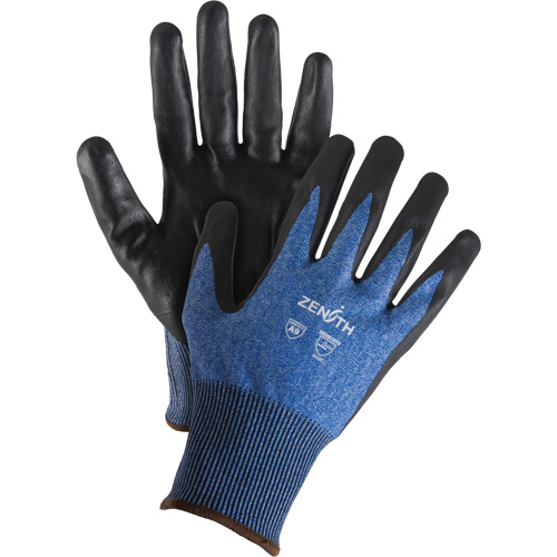 Gants l&eacute;gers et haute dext&eacute;rit&eacute; r&eacute;sistants &agrave; la coupe, Taille 11, Calibre 18, Rev&ecirc;tement Mousse de nitrile, Enveloppe en Acier inoxydable/PEHP/Tungst&egrave;ne, ASTM ANSI niveau A9 Oxymax Inc