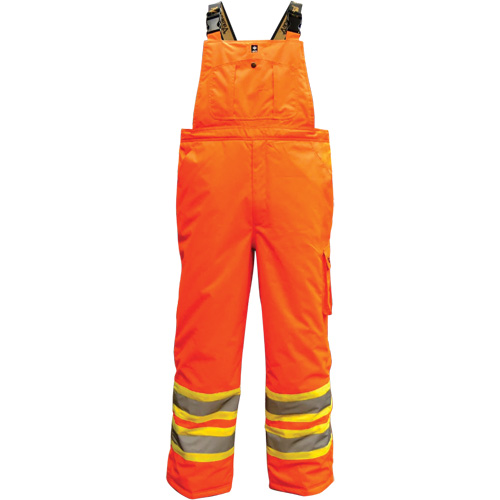 6450PO Freezer 300D Trilobal Overalls, Polyester, Small, High Visibility Orange Oxymax Inc