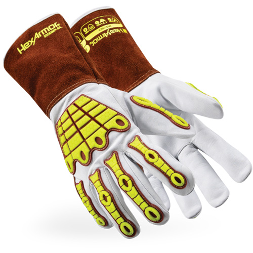 Gants de soudage 5056IMP HeatArmor, Cuir fleur de ch&egrave;vre, Taille T-Grand Oxymax Inc