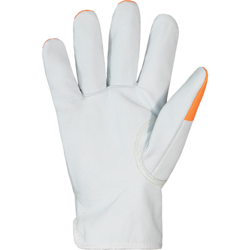 Gants haute visibilit&eacute; r&eacute;sistants &agrave; la coupe Endura Pro, Taille Petit, Enveloppe en Cuir de vache, ASTM ANSI niveau A6 Oxymax Inc