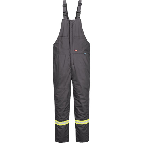 Pantalon &agrave; bavette isol&eacute; 88/12 Bizflame, Coton/Nylon, Moyen (grande taille), Gris Oxymax Inc