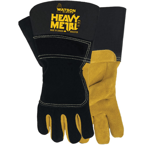 Black Velvet Winter Heavy Metal Welding Gloves, Size Small, Split Elkhide Shell, ASTM ANSI Level A5 Oxymax Inc