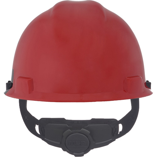 Casque sp&eacute;cialis&eacute; V-Gard, Suspension Rochet, Noir/Rouge Oxymax Inc