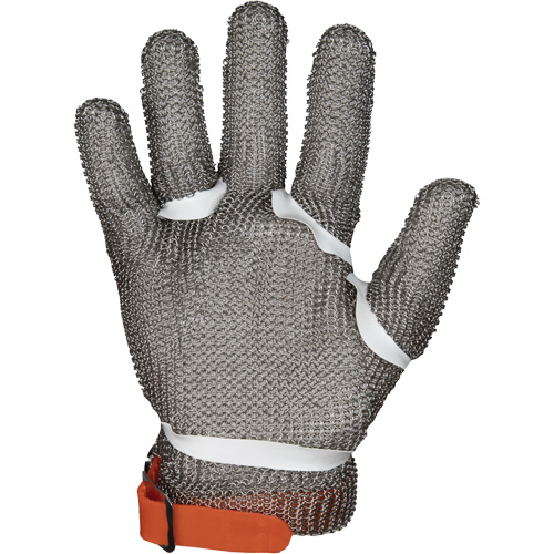 Gants en maille m&eacute;tallique MMG conformes aux normes alimentaires, Taille 2T-petit, Enveloppe en Acier inoxydable, ASTM ANSI niveau A9 Oxymax Inc