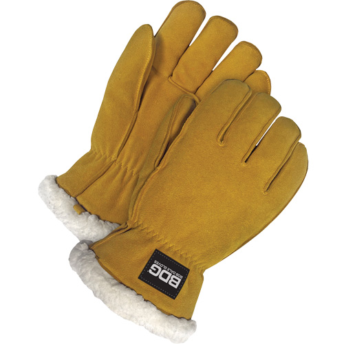 Gants de conducteur, T-Grand, Paume en Cuir de daim refendu, Tissu-laine Oxymax Inc