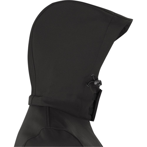 Heated Soft-Shell Jacket, Men's, Small, Black Oxymax Inc