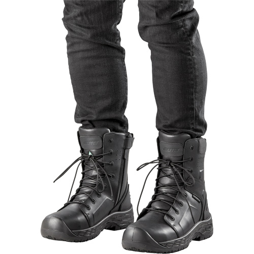Bottes de s&eacute;curit&eacute; Ice Hero II pour hommes, Cuir, Semelle R&eacute;sistant aux perforations, Pointure 10-1/2 Oxymax Inc