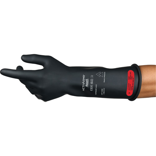 Gants &eacute;lectriques isol&eacute;s ultra l&eacute;gers ActivArmr RIG R014BUL, ASTM classe 0, Taille 10, 14" lo Oxymax Inc