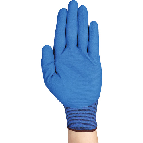 HyFlex&reg; 11-814 Gloves, Size 5/2X-Small, 18 Gauge, Foam Nitrile Coated, Nylon/Spandex Shell, ASTM ANSI Level A1/EN 388 Level 1/EN 388 Level A Oxymax Inc