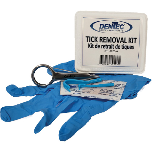 Trousse d'&eacute;limination des tiques, Boîte en plastique Oxymax Inc