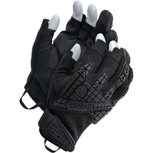 X-Site&reg; Impact Trigger Finger Gloves, Suede Palm, Size X-Small Oxymax Inc
