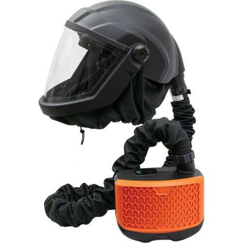 PEAKAIR DEFENDER Visor Powered Air-Purifying Respirator with Blower Kit, Facepiece Respirator, Lithium-Ion Battery Oxymax Inc