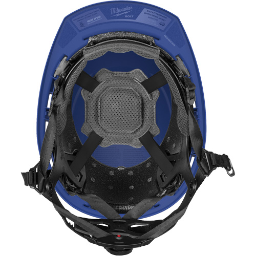 Casque de s&eacute;curit&eacute; &agrave; bordure avant BOLT, R&eacute;pond aux normes CSA type 2, Suspension Rochet, Ventil&eacute; Oxymax Inc
