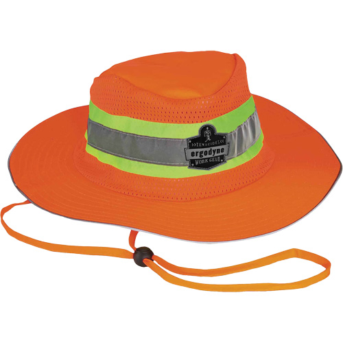 GloWear 8935 Ranger Sun Hat, Large/X-Large, High Visibility Orange, Polyester Oxymax Inc