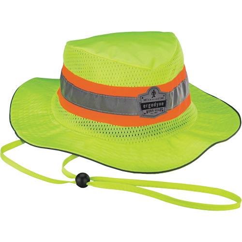 Chapeau de soleil de garde forestier GloWear 8935, grand/tr&egrave;s-grand, Jaune lime haute visibilit&eacute;, Polyester Oxymax Inc