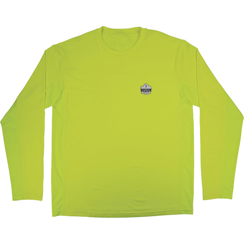 Chemise de refroidissement &agrave; manches longues avec protection solaire et UV Chill-Its 6689, Jaune lime haute visibilit&eacute;, Petit Oxymax Inc