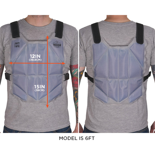 Chill-Its 6210 Phase Change Cooling Vest, One Size, Blue Oxymax Inc