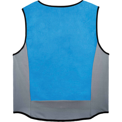 Chill-Its 6667 Wet Evaporative Cooling Vest with Zipper Closure, 5X-Large, Blue Oxymax Inc