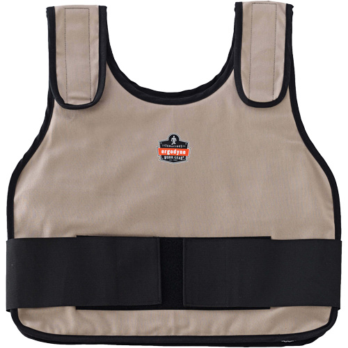 Chill-Its 6230 Standard Phase Change Cooling Vest with Rechargeable Packs, Small/Medium, Khaki Oxymax Inc