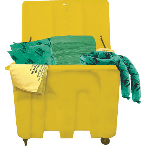 SPC&reg; HazWik&reg; Chemical Truck Spill Kits, Hazmat, Bin, 160 US gal. Absorbancy Oxymax Inc