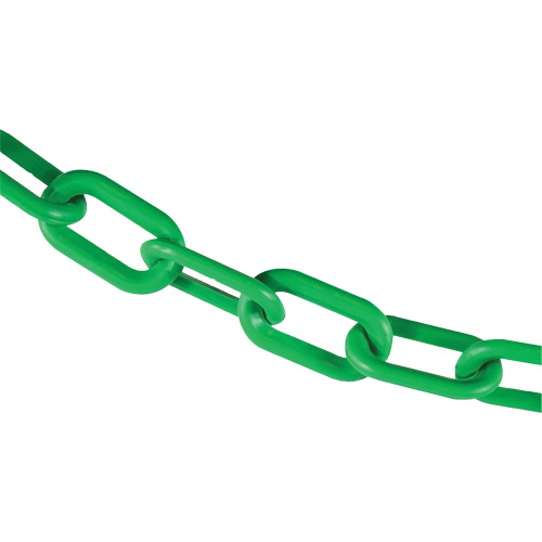 Plastic Barrier Chain, Green Oxymax Inc
