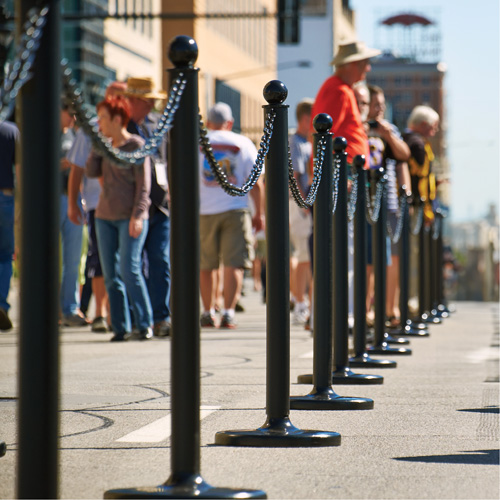 Plastic Barrier Chain, Green Oxymax Inc