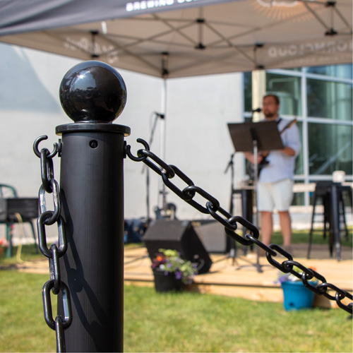 Plastic Barrier Chain, Green Oxymax Inc