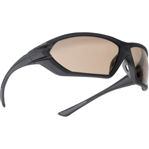 Assault Ballistic Protection Sunglasses, Brown Lens, Anti-Fog/Anti-Scratch, ANSI Z87+ Oxymax Inc