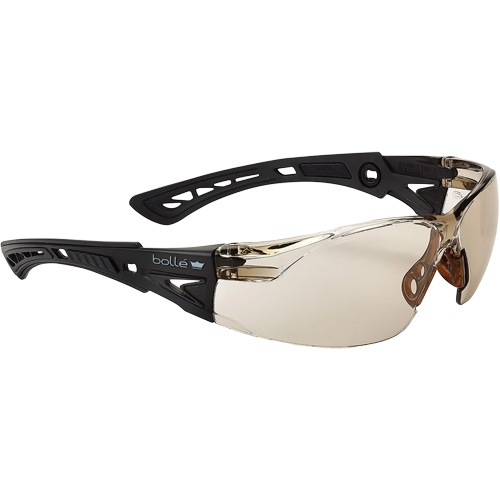 Rush+ BSSI Safety Glasses, Copper/Brown Lens, Anti-Fog/Anti-Scratch, ANSI Z87+ Oxymax Inc
