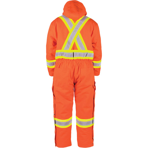 High-Visibility Lined Canvas Overalls, Small, High Visibility Orange Oxymax Inc