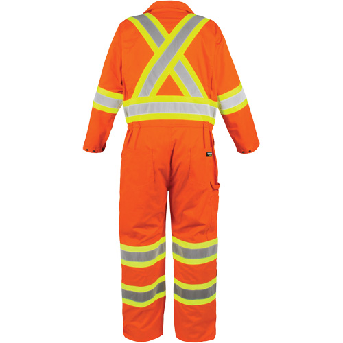 Combinaison non doubl&eacute;e haute visibilit&eacute;, Petit, Orange haute visibilit&eacute; Oxymax Inc