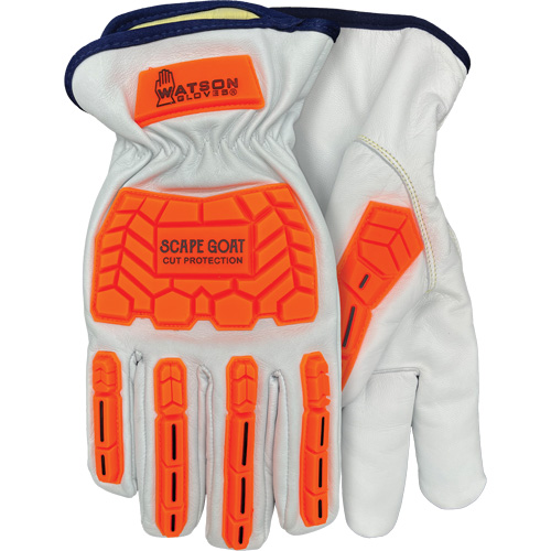 Scape Goat Cut-Resistant Gloves, Medium, Goatskin Palm, Elastic/Driver Cuff Oxymax Inc