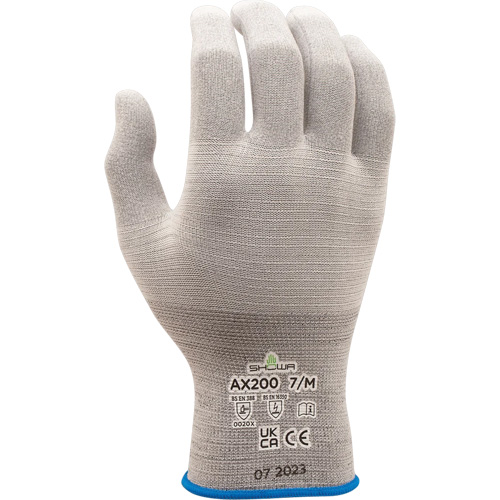 Gants AX200 ESD, Nylon, Calibre 18, 9/T-Grand Oxymax Inc