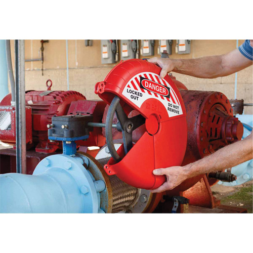 Collapsible Gate Valve Lockout Device, Wheel Type Oxymax Inc