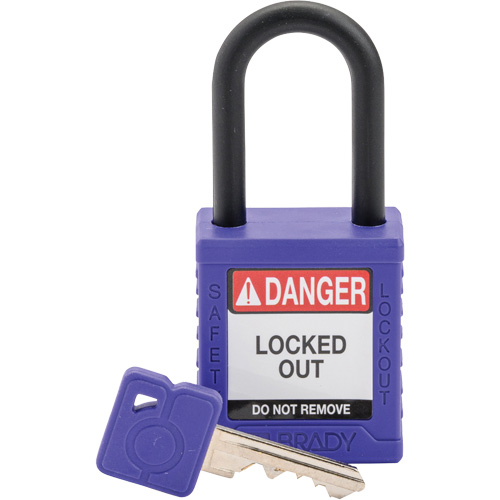 Cadenas de s&eacute;curit&eacute; Velocity, Cadenas de s&eacute;curit&eacute;, Cl&eacute;s diff&eacute;rentes, Nylon, Largeur de 1-1/2" Oxymax Inc