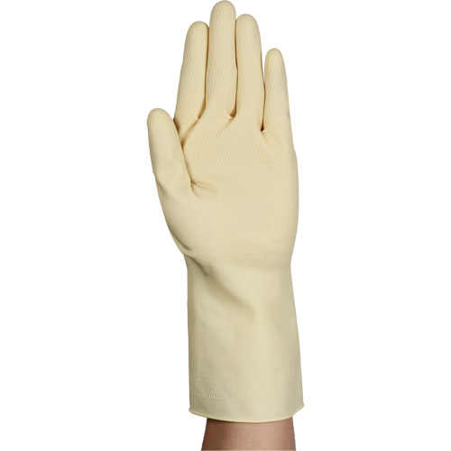 AlphaTec&reg; 87-137 Lightweight Natural Gloves, Size 7, 11.8" L, Rubber Latex, 16-mil Oxymax Inc