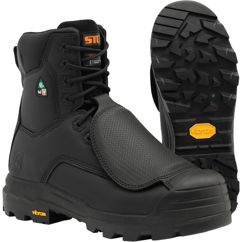 Vulcan Work Boots with External Metguard, Leather, Size 6, Impermeable Oxymax Inc