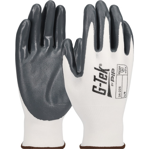 G-Tek&reg; Economy Seamless Knit Glove, X-Large, Nitrile Coating, 13 Gauge, Nylon Shell Oxymax Inc