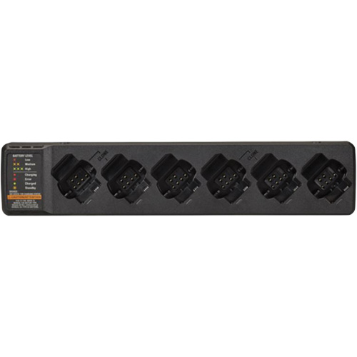 Chargeur multi-unit&eacute;s &agrave; 6 emplacements pour radio bidirectionnelle Curve Oxymax Inc