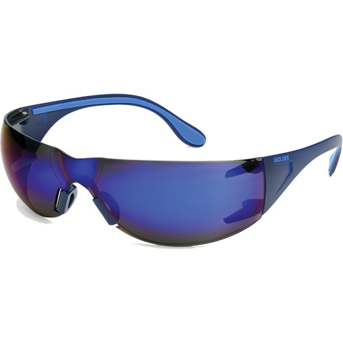 Adapt Lite Safety Glasses, Blue Mirror Lens, Anti-Fog/Anti-Scratch, ANSI Z87+/Meets/Exceeds CSA Z94.3 Oxymax Inc