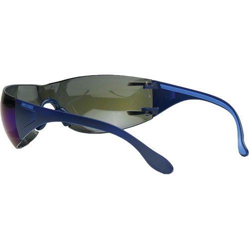 Adapt Lite Safety Glasses, Blue Mirror Lens, Anti-Fog/Anti-Scratch, ANSI Z87+/Meets/Exceeds CSA Z94.3 Oxymax Inc