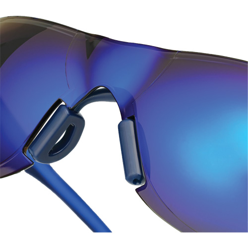 Adapt Lite Safety Glasses, Blue Mirror Lens, Anti-Fog/Anti-Scratch, ANSI Z87+/Meets/Exceeds CSA Z94.3 Oxymax Inc