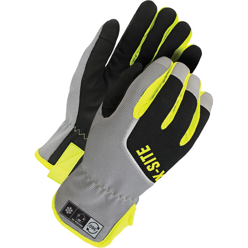 Gants de performance X-Site doubl&eacute;s, r&eacute;sistants &agrave; la coupe et compatibles avec les &eacute;crans tactiles, Taille Moyen, Enveloppe en Thinsulate/Microfibre/Spandex, ASTM ANSI niveau A5 Oxymax Inc