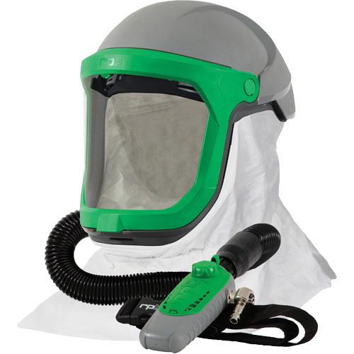 Respirateur Z-Link avec cape &agrave; l'&eacute;paule Tychem 4000 & C40, Respirateur &agrave; masque/Masque de soudage Oxymax Inc