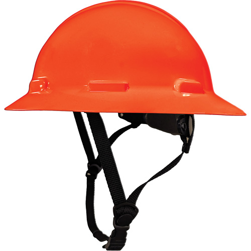 Casque de s&eacute;curit&eacute; &agrave; bordure compl&egrave;te LIDGUARD avec mentonni&egrave;re, R&eacute;pond aux normes CSA type 2, Suspension Rochet, Ventil&eacute; Oxymax Inc