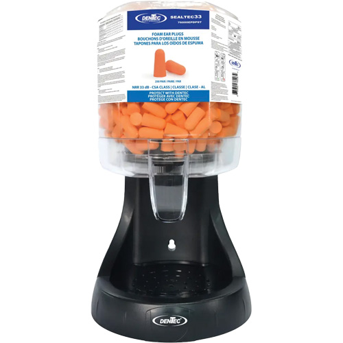 Poste de distribution de bouchons d'oreilles en mousse SEALTEC33 Oxymax Inc
